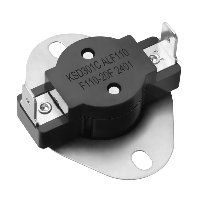 WKZO F110-20F Low Limit Control Switch Snap Disc Stove Fan Switch Replacement for Magnum MF3537 RP2045 Replace F110-20,110,F110 - Image 1